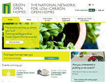 Tablet Screenshot of greenopenhomes.net